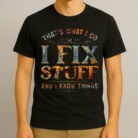 ThatS What I Do I Fix Stuff And I Know Things T-Shirt