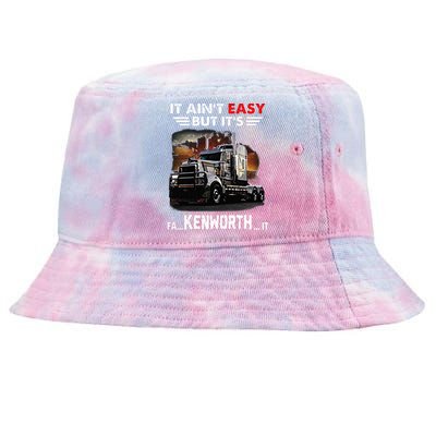 THATS WHAT I DO I FIX STUFF AND I BUILD THINGS WEATHERED Tie-Dyed Bucket Hat