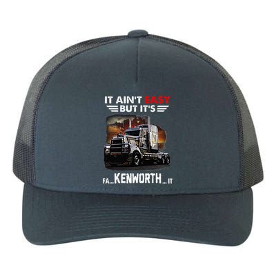 THATS WHAT I DO I FIX STUFF AND I BUILD THINGS WEATHERED Yupoong Adult 5-Panel Trucker Hat