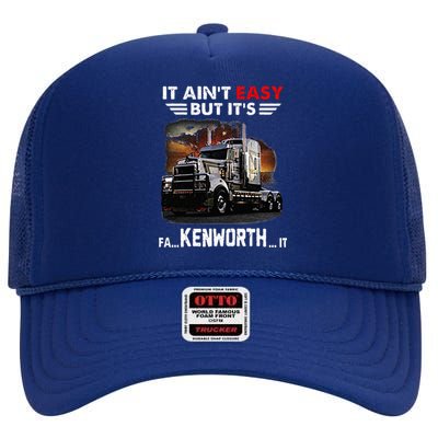 THATS WHAT I DO I FIX STUFF AND I BUILD THINGS WEATHERED High Crown Mesh Back Trucker Hat