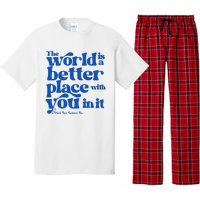 The World Is A Better Place With You In It World Down Syndrome Day Awareness Pajama Set