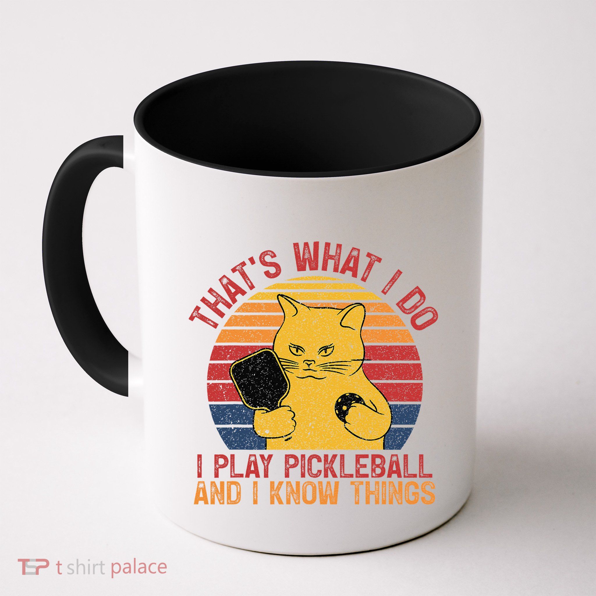 ThatS What I Do Cat Lovers Paddleball Player Pickleball Mug