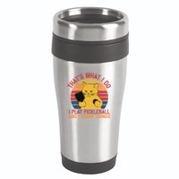 ThatS What I Do Cat Lovers Paddleball Player Pickleball 16oz Travel Tumbler