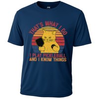 ThatS What I Do Cat Lovers Paddleball Player Pickleball Performance Shirt