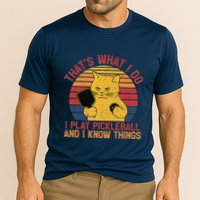 ThatS What I Do Cat Lovers Paddleball Player Pickleball Performance Shirt