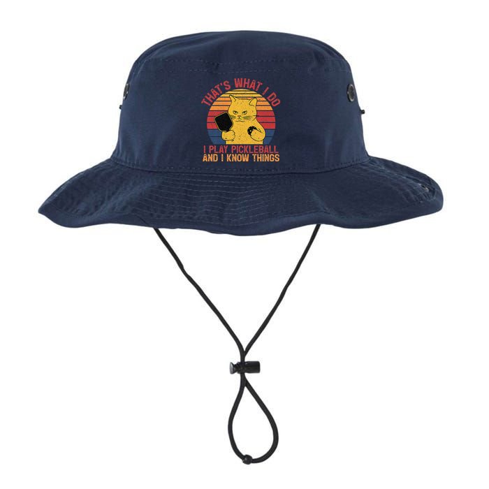 ThatS What I Do Cat Lovers Paddleball Player Pickleball Bucket Hat