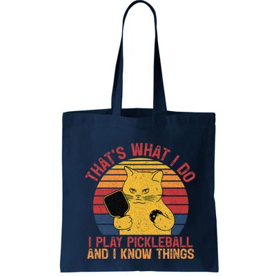 ThatS What I Do Cat Lovers Paddleball Player Pickleball Bag
