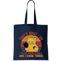 ThatS What I Do Cat Lovers Paddleball Player Pickleball Bag