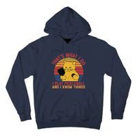 ThatS What I Do Cat Lovers Paddleball Player Pickleball Tall Hoodie
