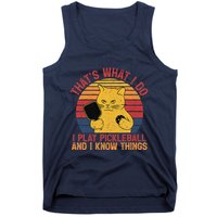 ThatS What I Do Cat Lovers Paddleball Player Pickleball Tank Top