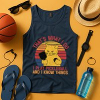 ThatS What I Do Cat Lovers Paddleball Player Pickleball Tank Top