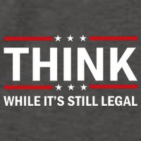 Think While It's Still Legal Stand Up For Freedom Vector Backpack