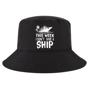 This Week I Don´t Give a Ship Cruise Trip Vacation funny Cool Comfort Performance Bucket Hat