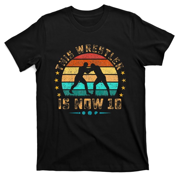 This Wrestler Is Now 10 Birthday Wrestling T-Shirt