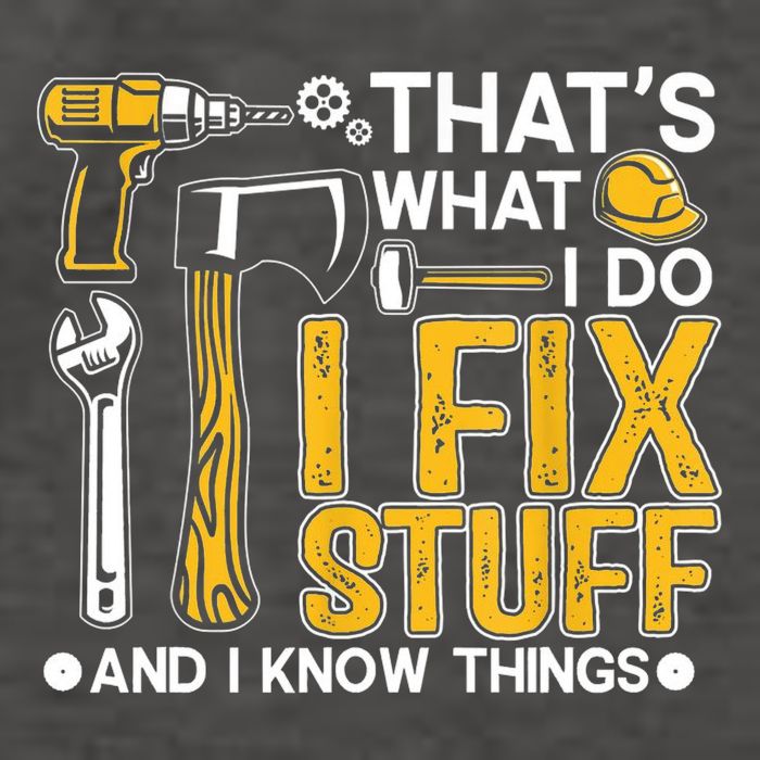 Thats What I Do I Fix Stuff And I Know Things Vector Backpack
