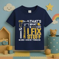 Thats What I Do I Fix Stuff And I Know Things Toddler T-Shirt