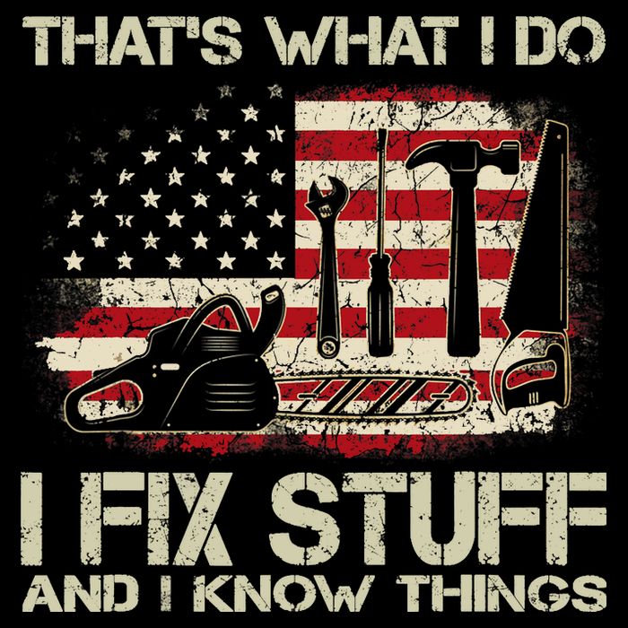 That's What I Do I Fix Stuff And I Know Things American Flag Wool Snapback Cap