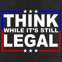 Think While It's Still Legal Logo Adult Drive Performance Visor