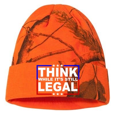 Think While It's Still Legal Logo Kati Licensed 12" Camo Beanie