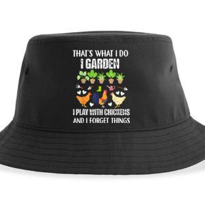 Thats What I Do I Garden I Play With Chickens Forget Things Sustainable Bucket Hat