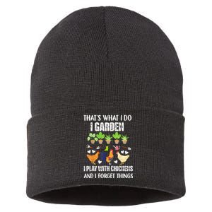 Thats What I Do I Garden I Play With Chickens Forget Things Sustainable Knit Beanie