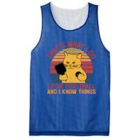 ThatS What I Do Cat Lovers Paddleball Player Pickleball Gift Mesh Reversible Basketball Jersey Tank