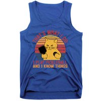 ThatS What I Do Cat Lovers Paddleball Player Pickleball Gift Tank Top