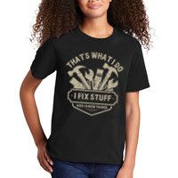 That's What I Do I Fix Stuff And I Know Things Handy Man Kids T-Shirt