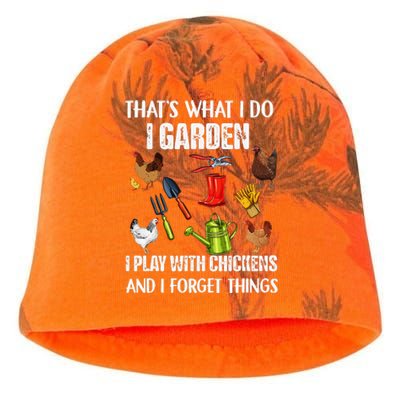 Thats What I Do I Garden I Play With Chickens Forget Things Kati - Camo Knit Beanie