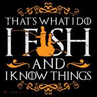 That's What I Do I Fish And I Know Things Funny Fishing Magnet
