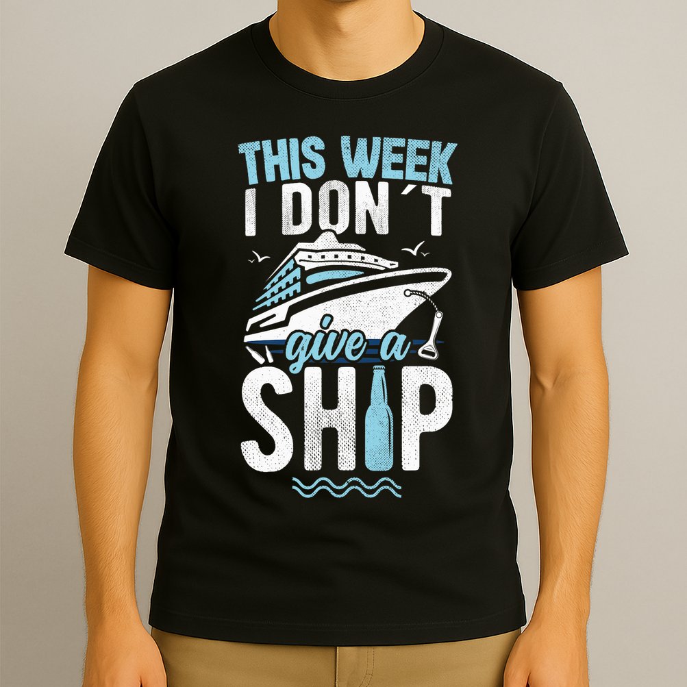 This Week I Don´t Give A Ship Cruise Trip Vacation Funny T-Shirt