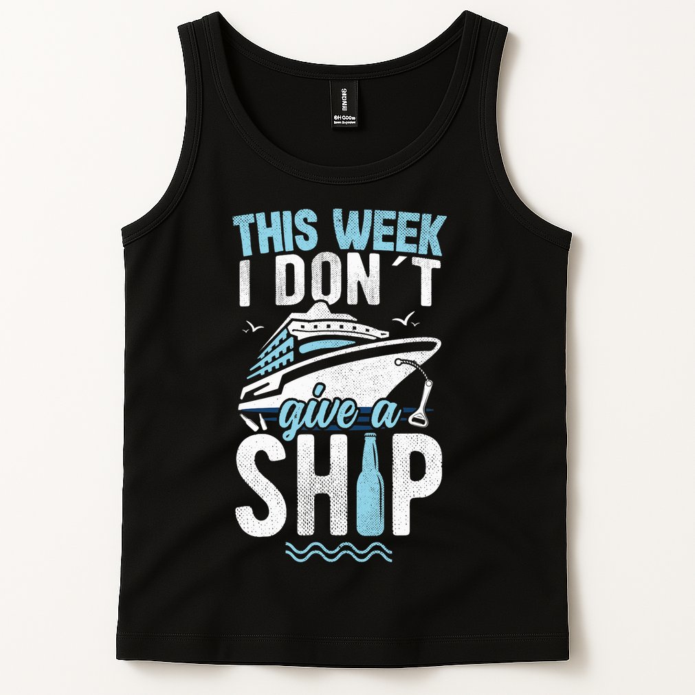 This Week I Don´t Give A Ship Cruise Trip Vacation Funny Tank Top