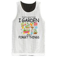 That's What I Do I Garden And I Forget Things gardening tee Mesh Reversible Basketball Jersey Tank