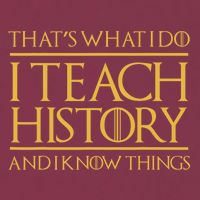 That's What I Do I Teach History And I Know Things Teacher 16oz Travel Tumbler