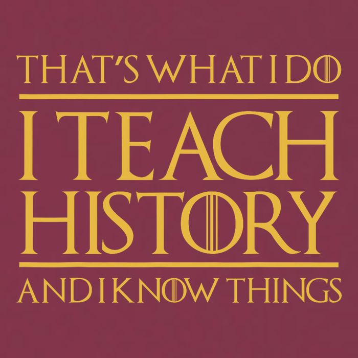 That's What I Do I Teach History And I Know Things Teacher 16oz Travel Tumbler