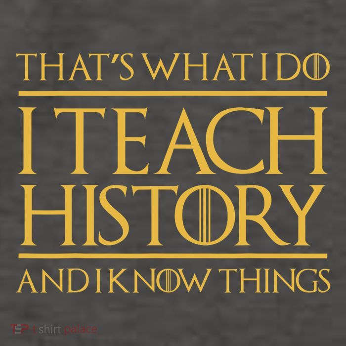 That's What I Do I Teach History And I Know Things Teacher Vector Backpack