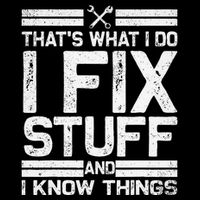 Thats What I Do I Fix Stuff And I Know Things Vintage Valucap Bio-Washed Visor