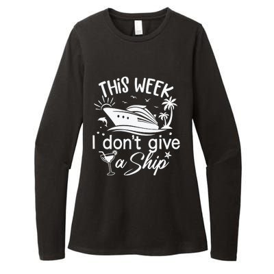 This Week IDont Give AShip White Womens CVC Long Sleeve Shirt