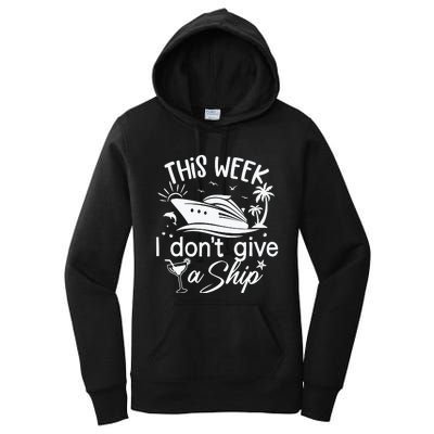 This Week IDont Give AShip White Women's Pullover Hoodie