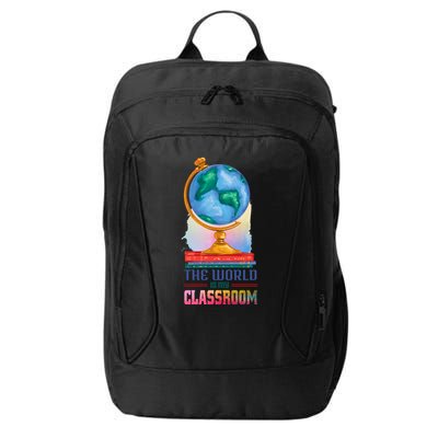 The World Is My Classroom Globe City Backpack