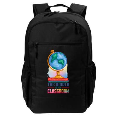 The World Is My Classroom Globe Backpack