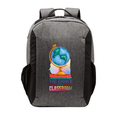 The World Is My Classroom Globe Vector Backpack