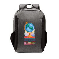 The World Is My Classroom Globe Vector Backpack
