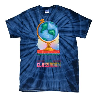 The World Is My Classroom Globe Tie-Dye T-Shirt