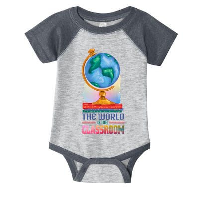 The World Is My Classroom Globe Infant Baby Jersey Bodysuit