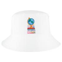The World Is My Classroom Globe Cool Comfort Performance Bucket Hat