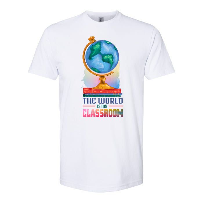 The World Is My Classroom Globe Softstyle® CVC T-Shirt