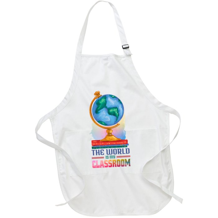 The World Is My Classroom Globe Apron