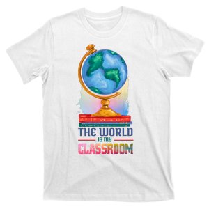 The World Is My Classroom Globe T-Shirt