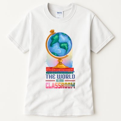 The World Is My Classroom Globe Tall T-Shirt